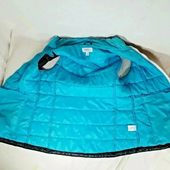 Gander Mountain Guide Series Women Nylon puffer Vest black blue Medium packable - Picture 6 of 8